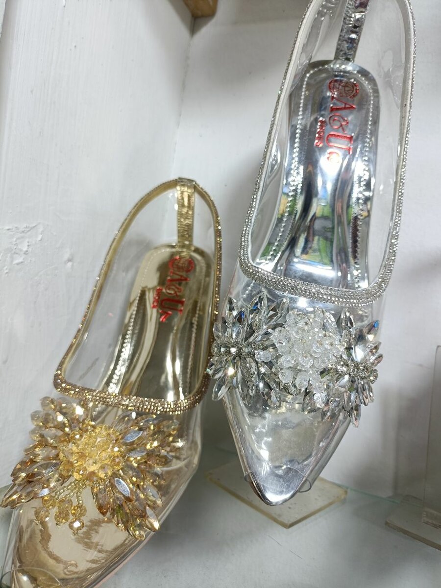 Transparent shoes