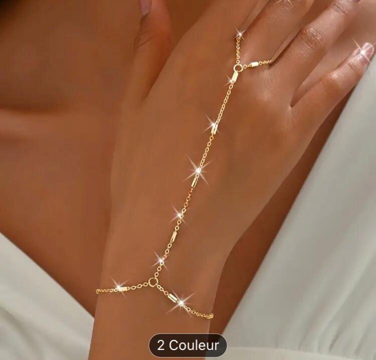 Bracelet de Main Chic Doré