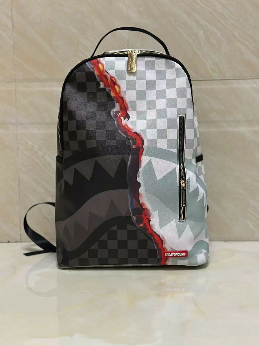 Sac à dos tendance damier