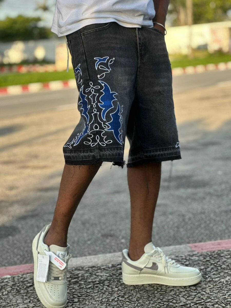 Shorts en jean décontracté