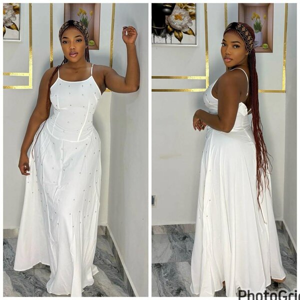 Robe Longue Éclatante Femme