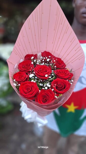 Bouquet de roses rouges