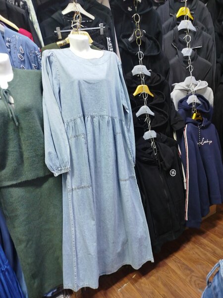 Джинсовое платье