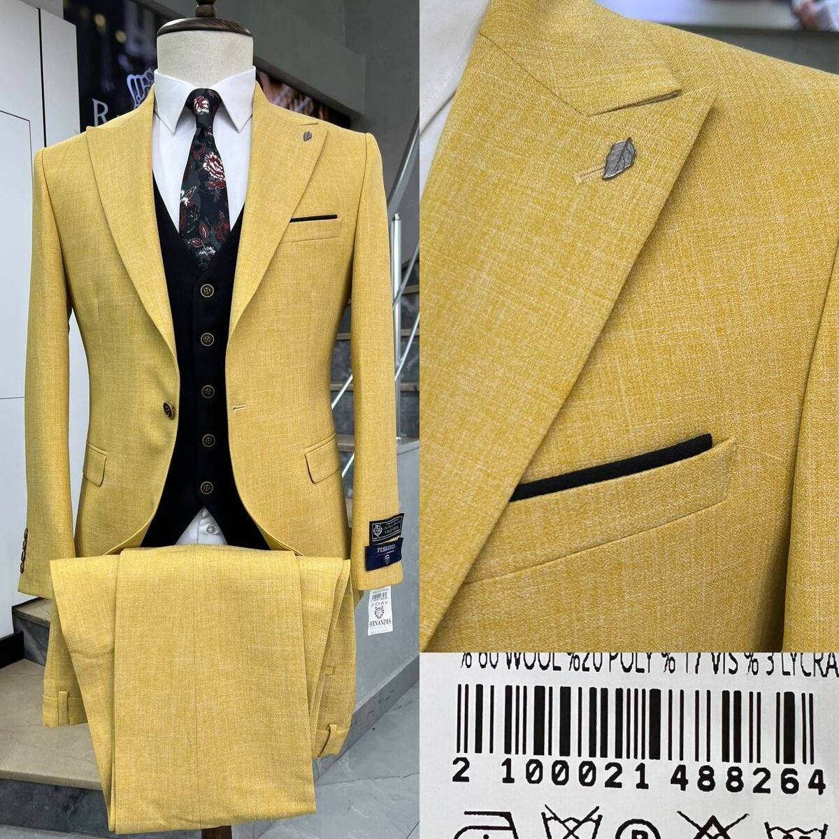 Executive Banana Yellow Mix-match