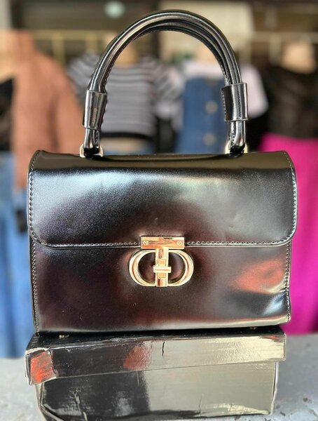 Women's handbag mini, with handles, color black