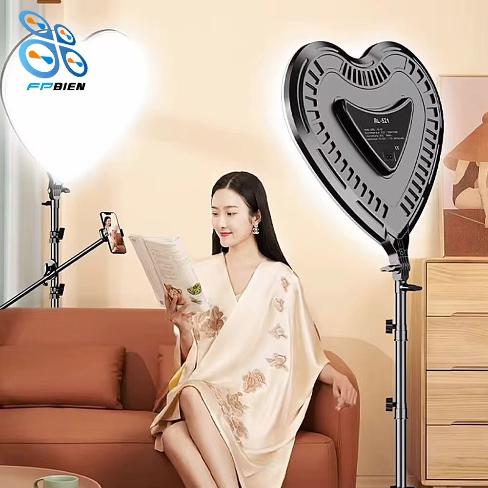 Lampe LED en forme de cœur