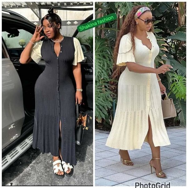 Robe Élégante à Boutons