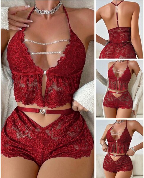 Ensemble lingerie en dentelle sexy