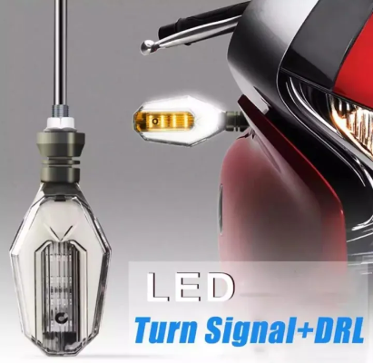 Bike Indicator white & yellow U style