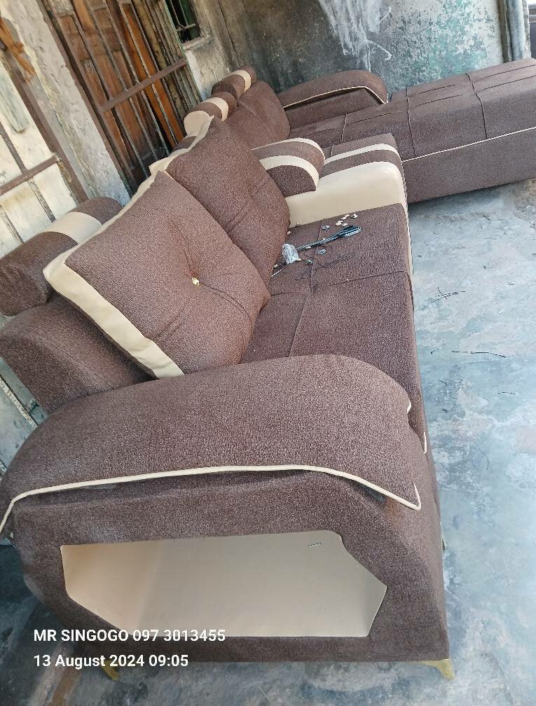 Brown sofa