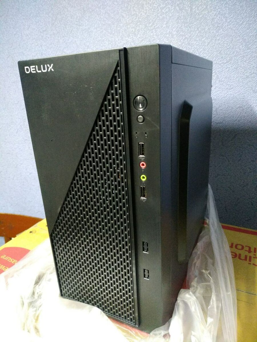 DELUX mATX DLC-J602 BLACK TAC 2.0 W/O PSU