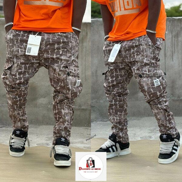 Pantalon cargo camouflage homme