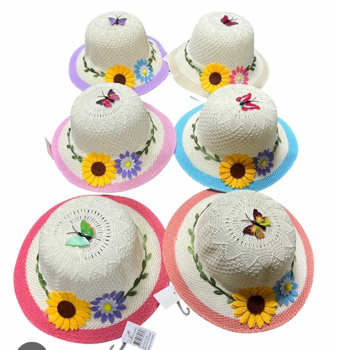 Chapeau en paille enfant, été