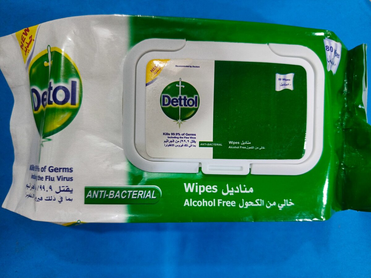 DETTOL. Anti Bacterial wips (80sheet)