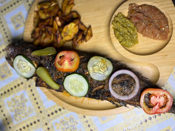 Poisson braisé savoureux