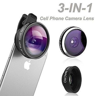 Ensemble de lentilles pour téléphone portable 3-en-1