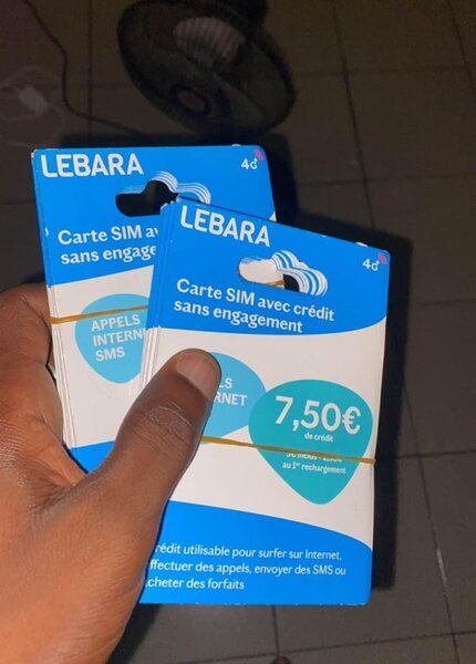 Puce lebara Roaming France