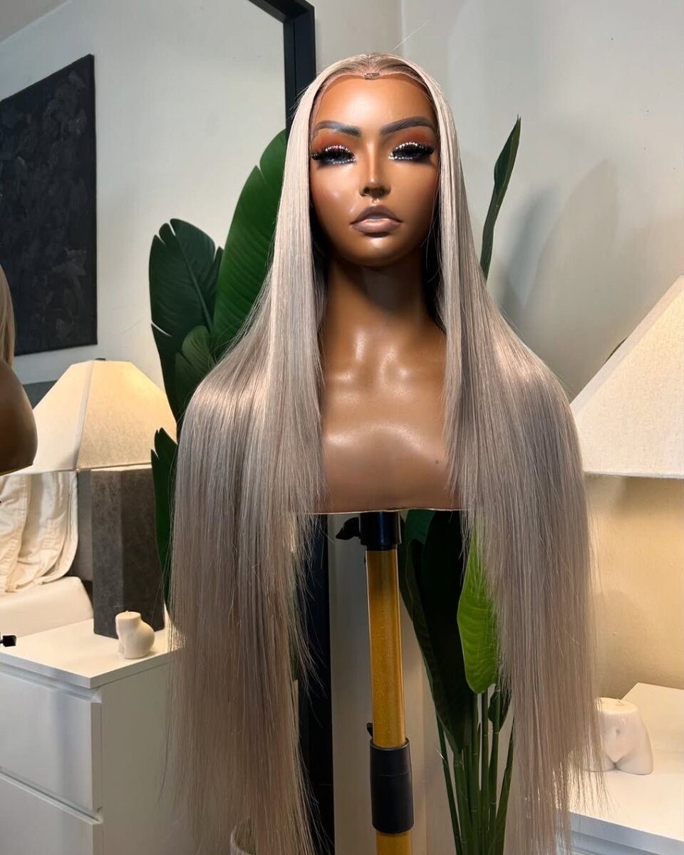 Perruque synthétique longue élégante