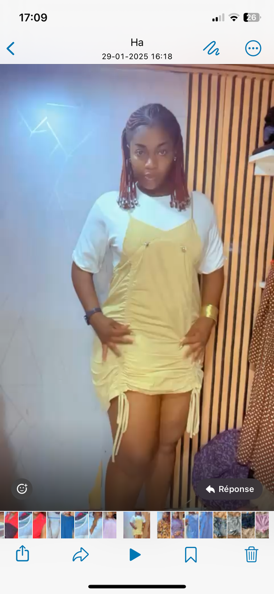 Robe en lin beige tendance