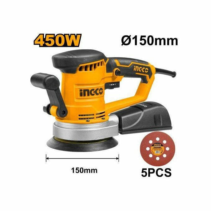 Ponceuse Orbitale 450W Ingco