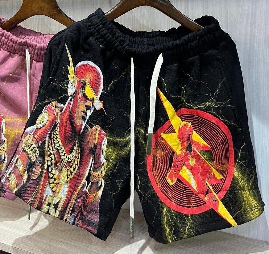 Shorts imprimés graphiques unisexes