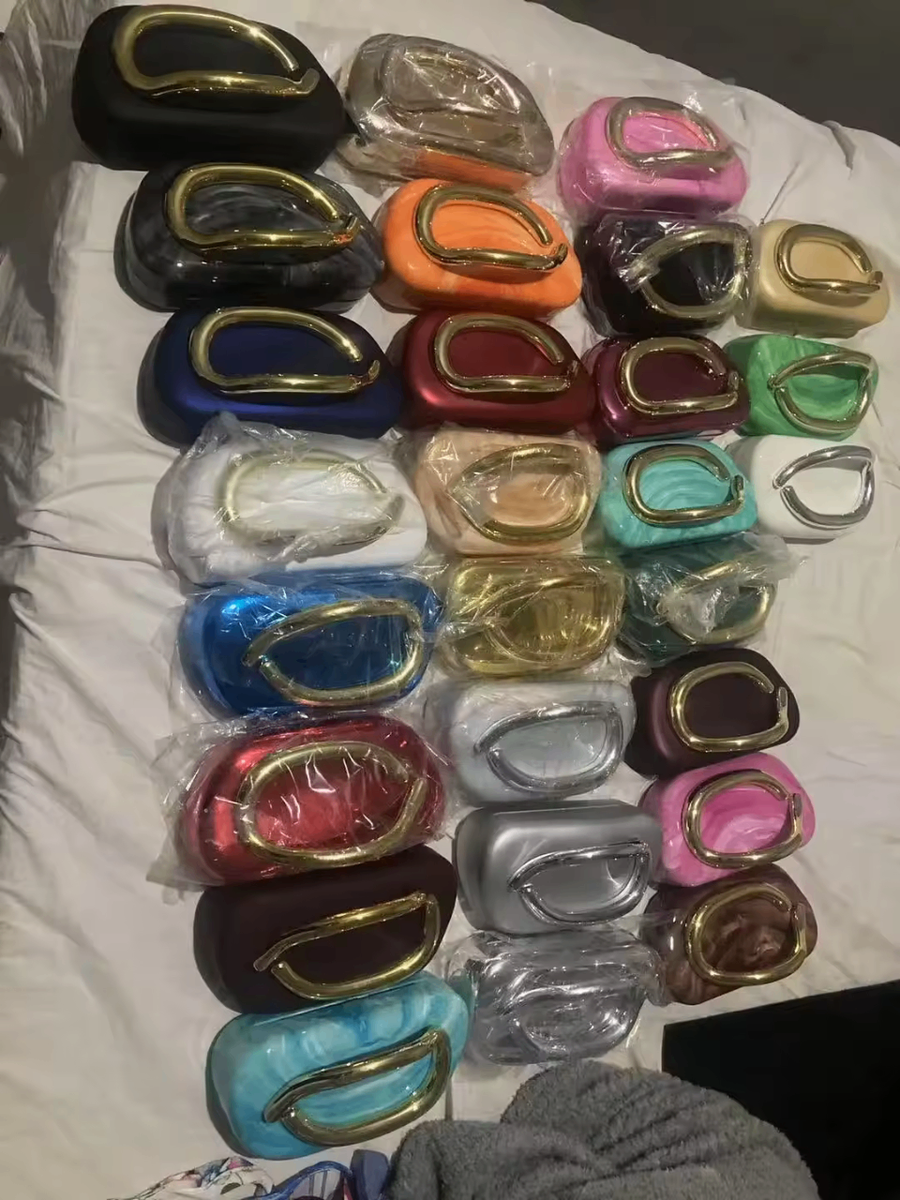 Pochette élégante multicolore