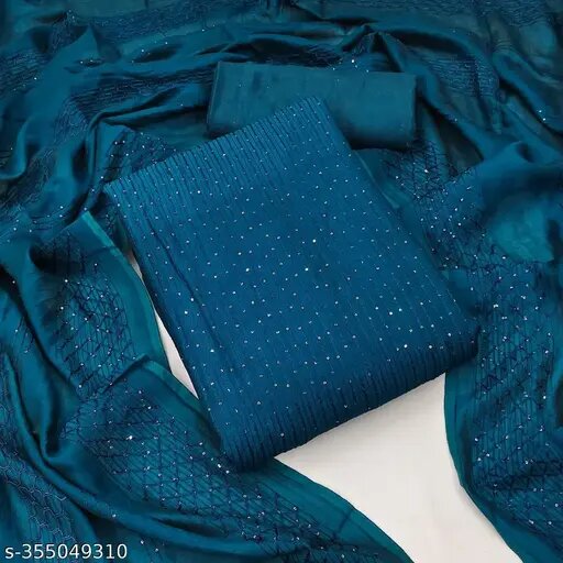 cotton 3 pice suit
