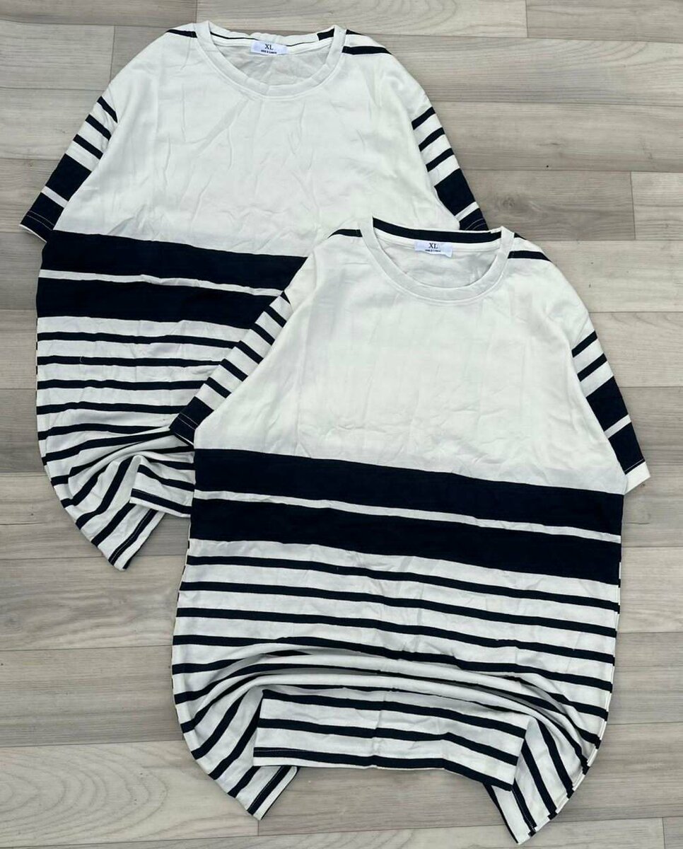 T-shirts rayés décontractés