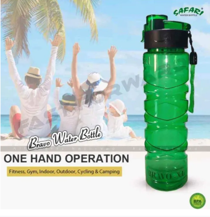 Safari Water Bottle Plastic Bravo 500ML And 800ML Drinking Water Bottle for School,Offices,Gym