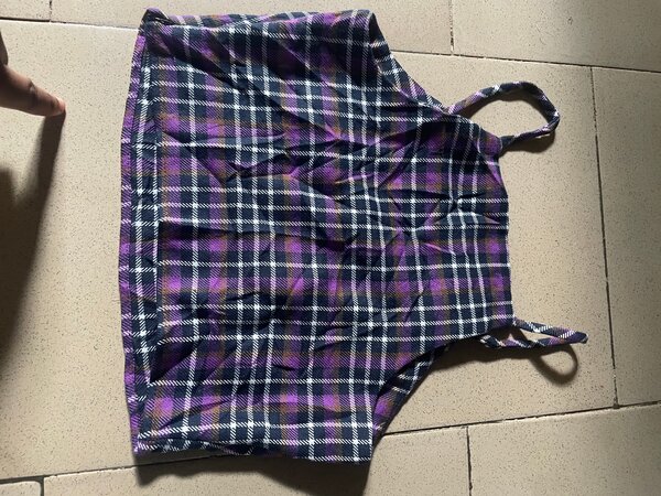 Camisole à carreaux élégante