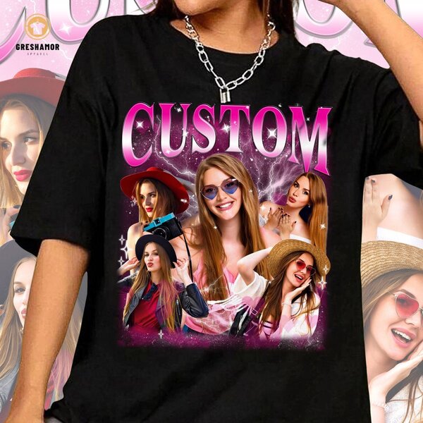 T-shirt personnalisable avec photo