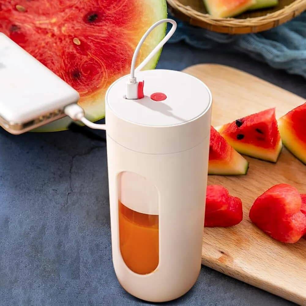 Mixeur Portable,350 ML Mini Blender-Tasse à jus rechargeable