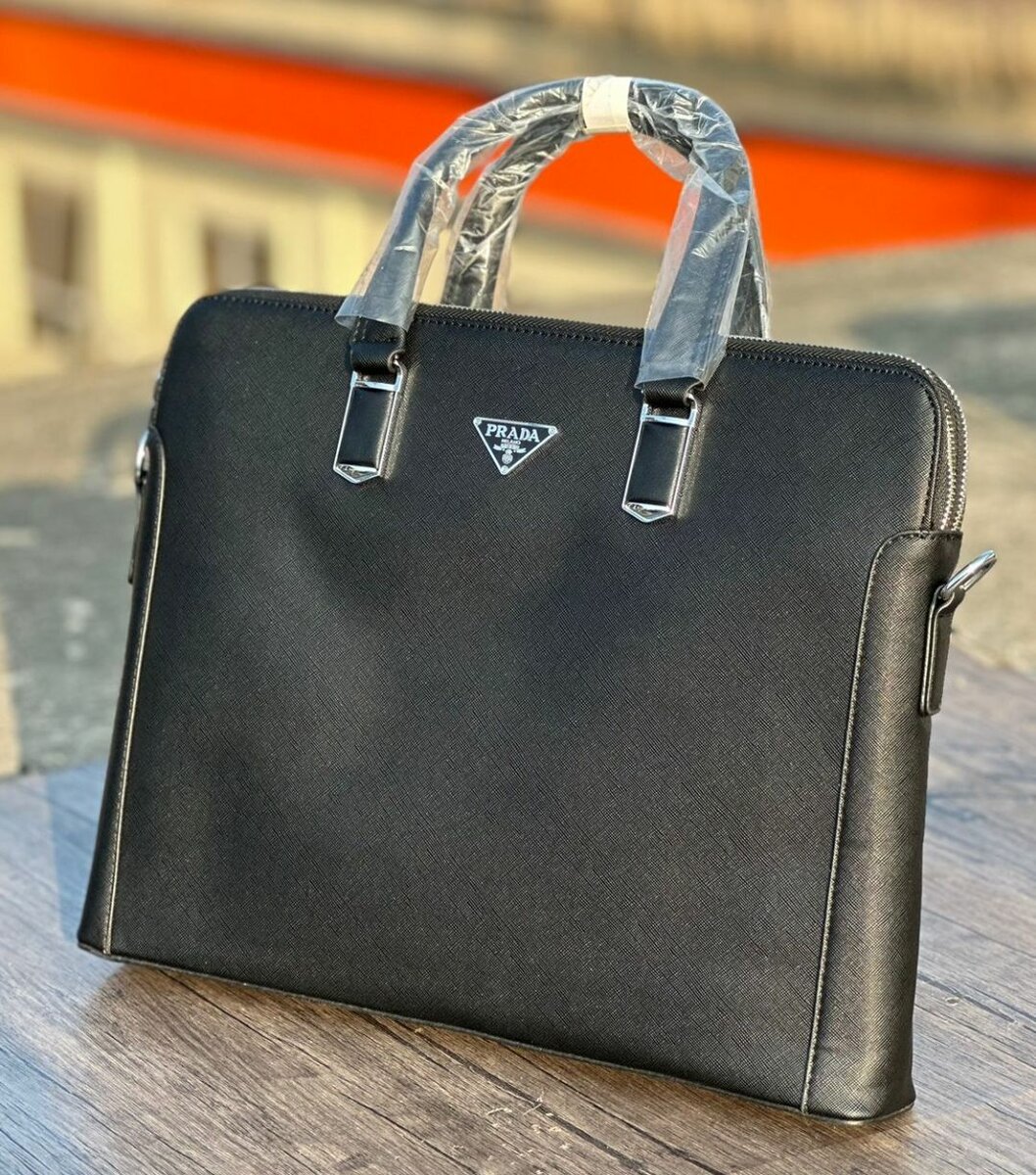 Prada Corporate Leather Bags