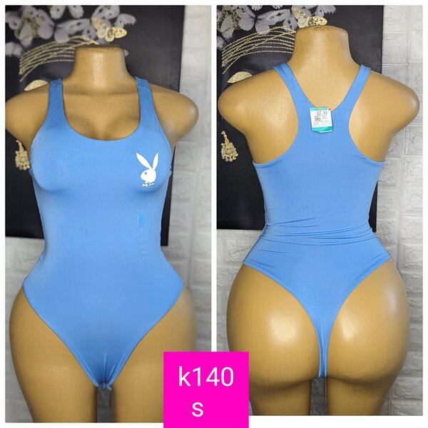 Beautiful and stylish women's bodysuit blue