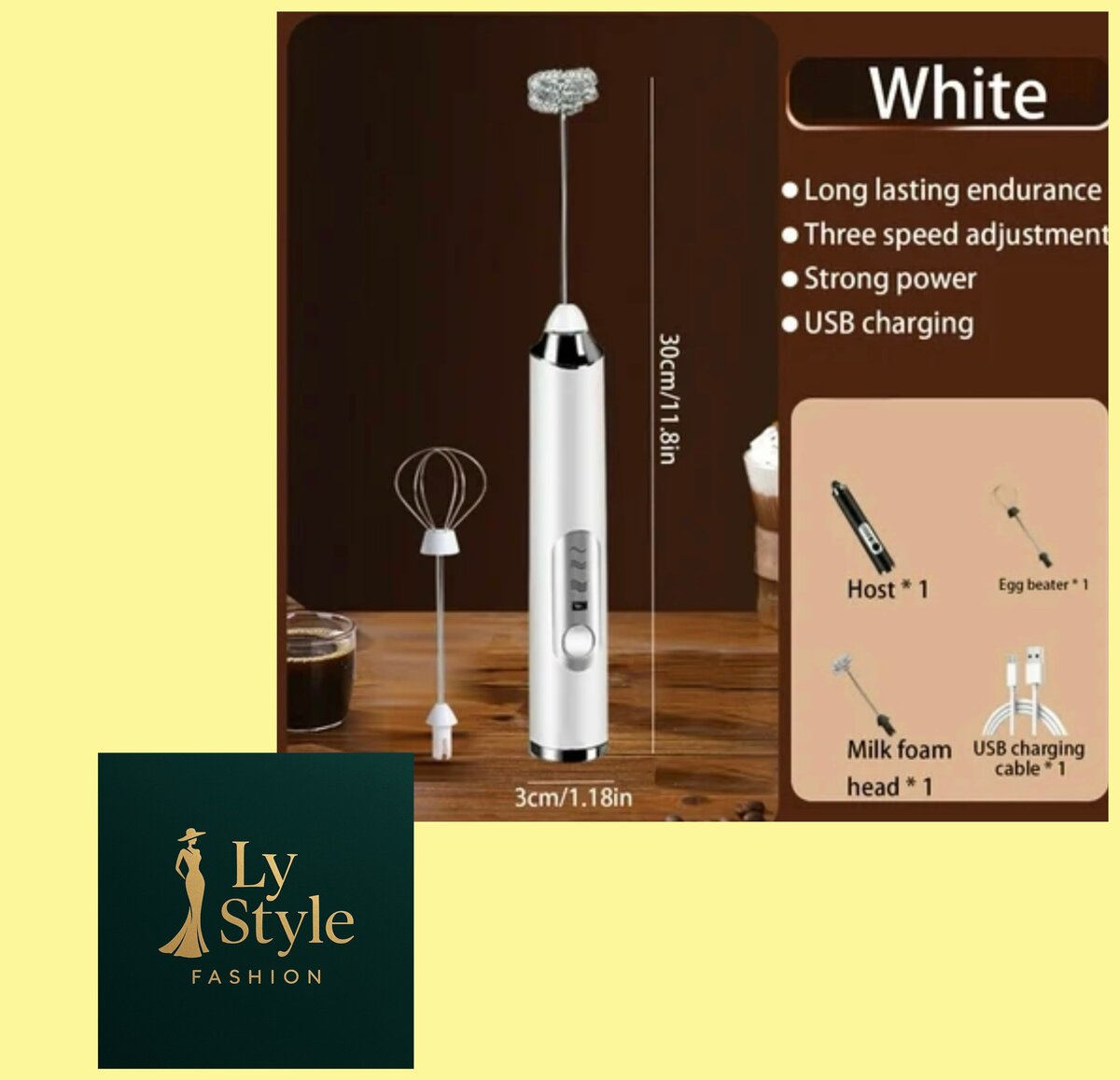 Mousseur à Lait Électrique