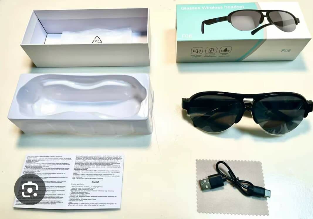 Lunettes audio Bluetooth F08