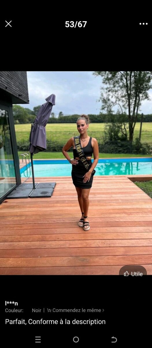 Écharpe d'anniversaire