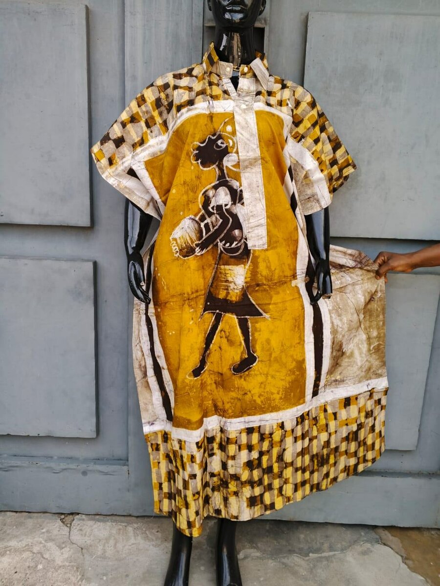 Boubou bassam avec col