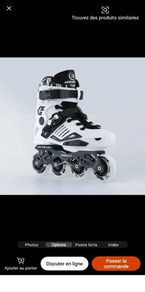 Roller freestyle haute performance