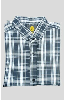 Men's Casual Cotton Check Shirt