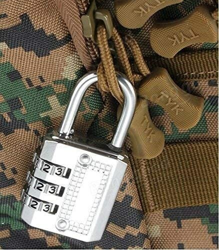 2 Pcs Cadenas à combinaison