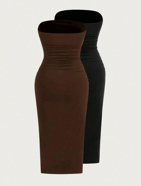 Robe moulante bustier femme