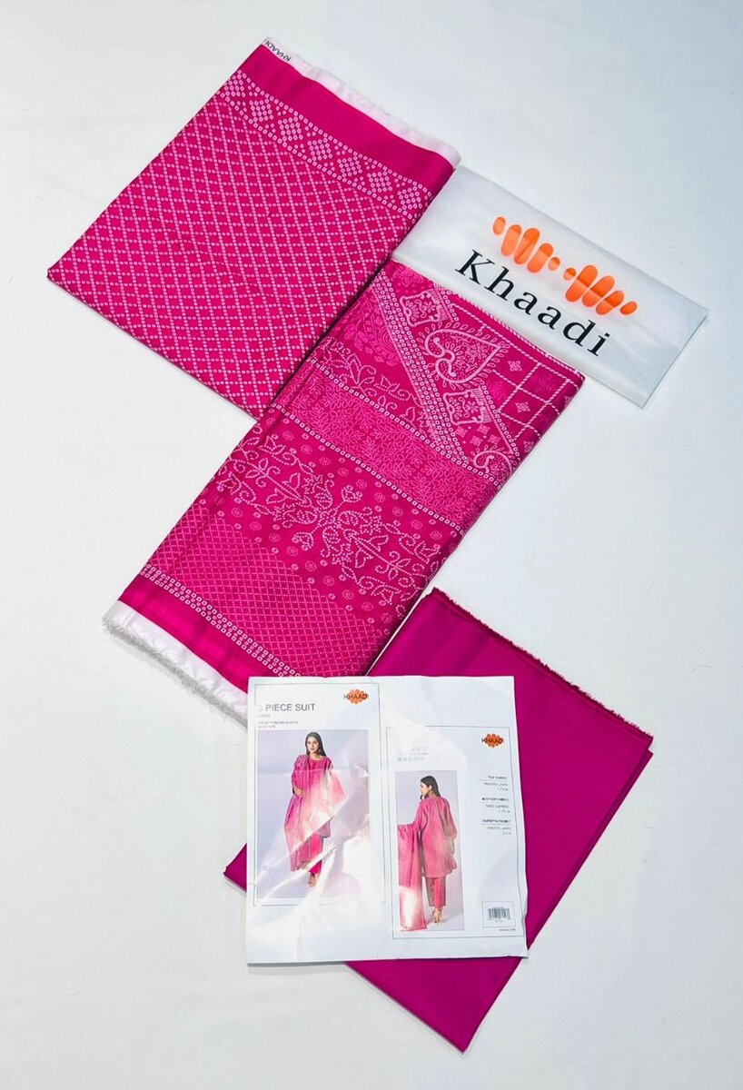 Khaadi lawn 3pc