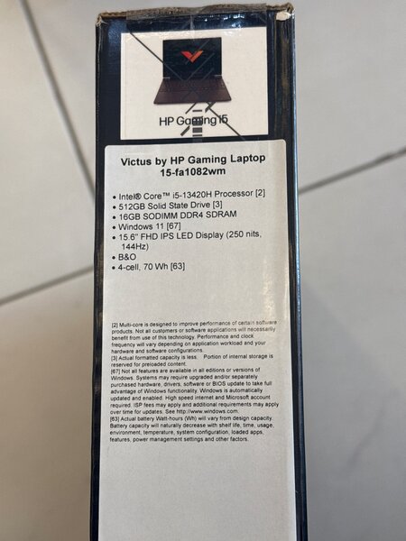 HP VICTUS (GRAPHICS LAPTOP)