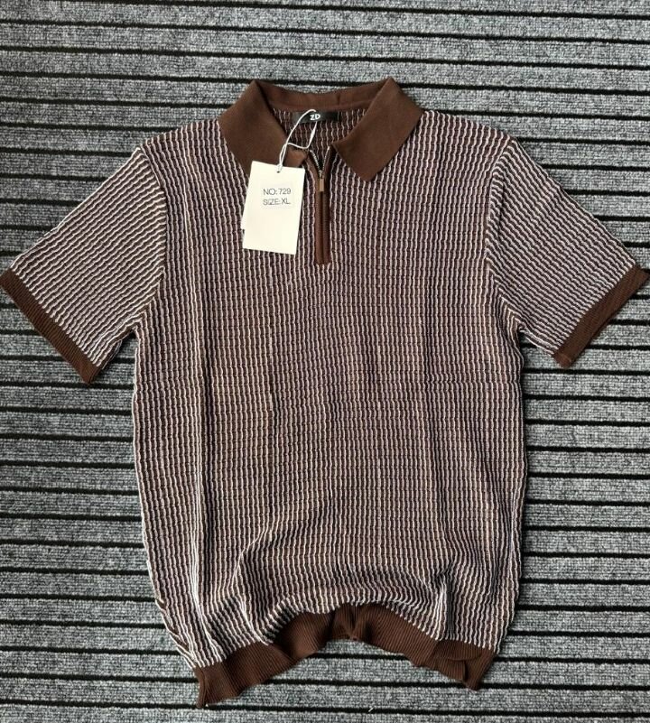 Polo en tricot pour hommes