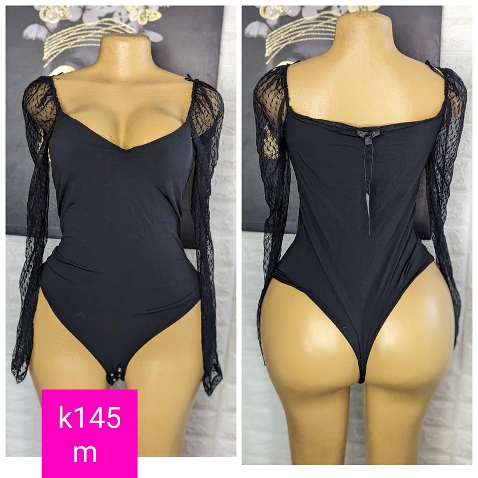 Beautiful and stylish women's bodysuit black