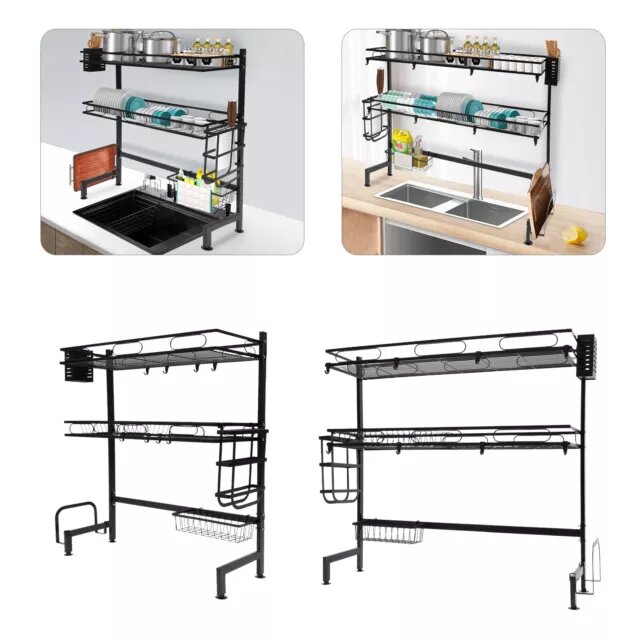 Étagère de Séchage au-dessus d'Évier