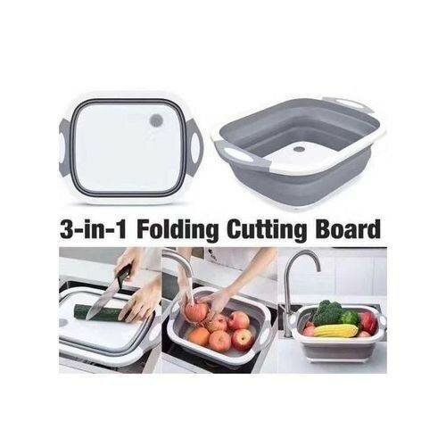 Planche à découper 3-en-1 pliable
