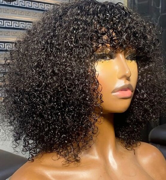 Fringe wet curls