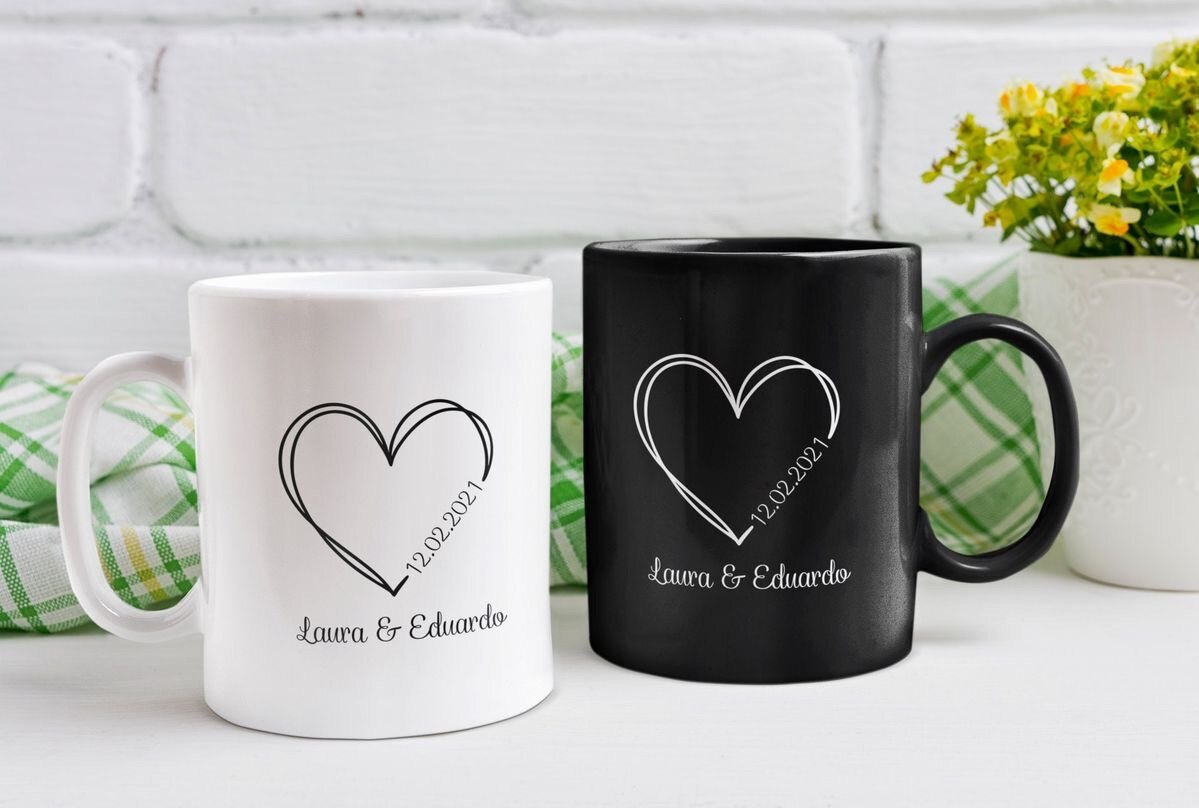 Mugs personnalisées amour